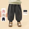 Kids Casual Sweatpants Autumn Winter Ollie Velvet Pants for Boys Cartoon Warm Girls Trousers Children Baby Loose Clothes