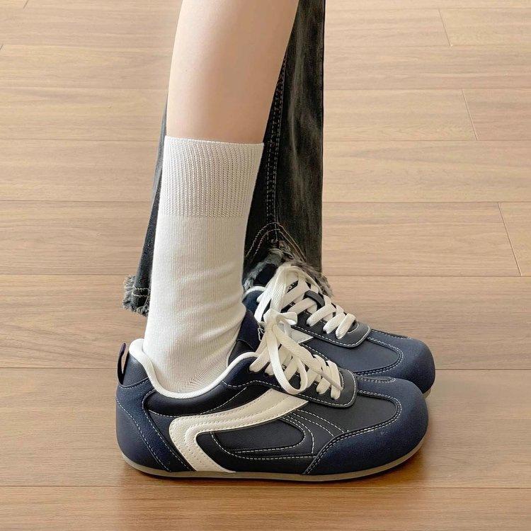 Ретро обувь Dexun, новые модные осенние повседневные кеды 35 прусский синий