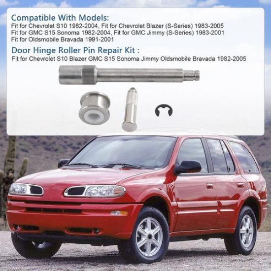 Stainless Door Hinge Roller Pin Repair Kit Fits S10 Blazer Jimmy Sonoma