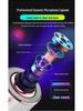 Wireless Bluetooth Mobile Microphone & Speaker for Home Karaoke with Built-in Sound Card