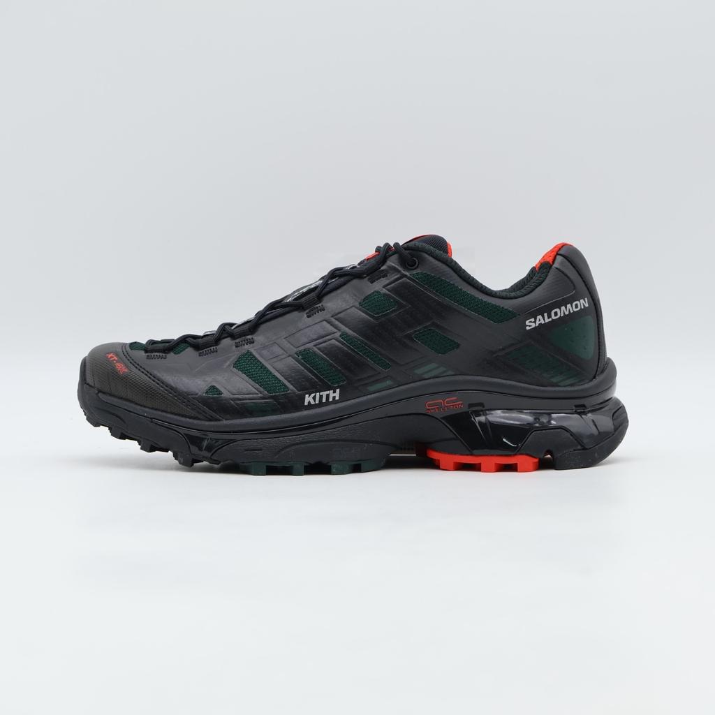 L47772300 KITH Salomon XT-4K Black Scarab Fiery Red (Men's)