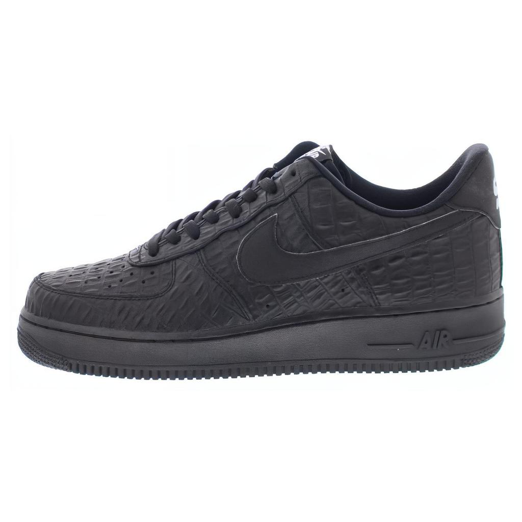New Nike Air Force 1 Low '07 LV8 'Black Croc' 718152-007