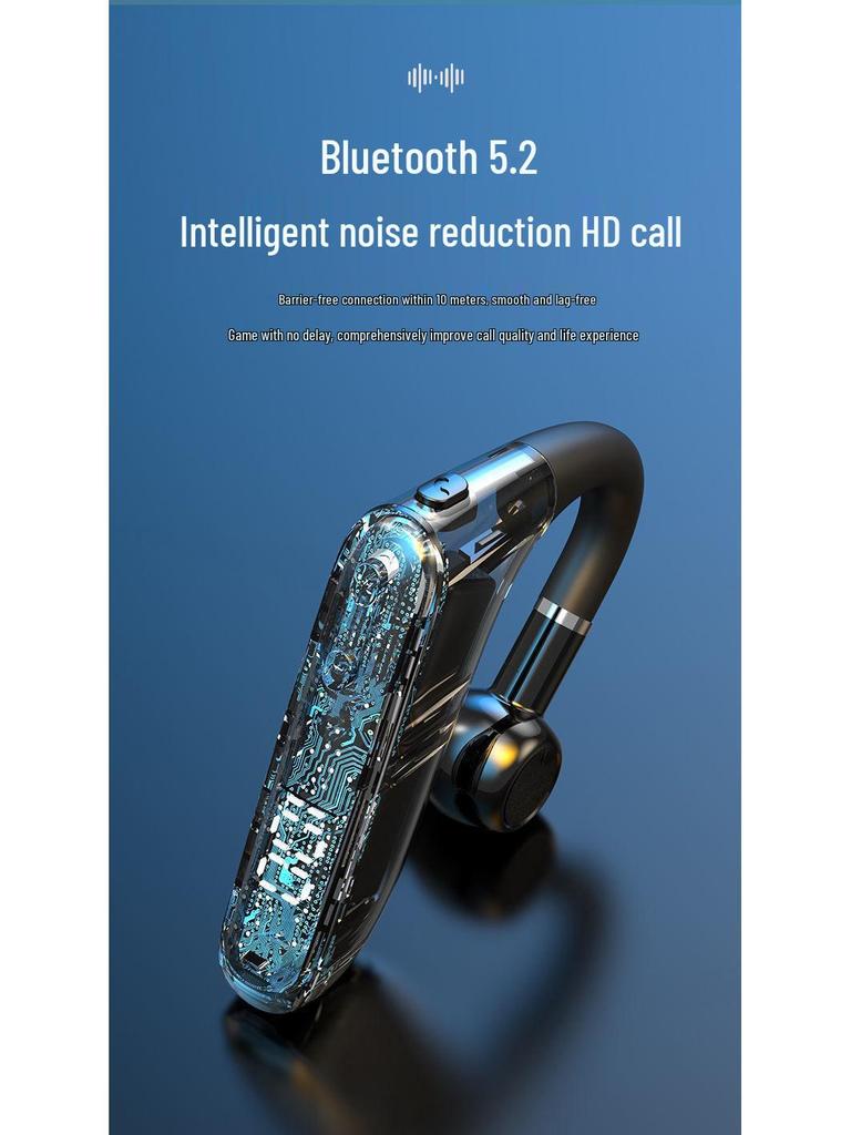 MD628 Ear-Hanging Sports Bluetooth Earphones with Digital Display