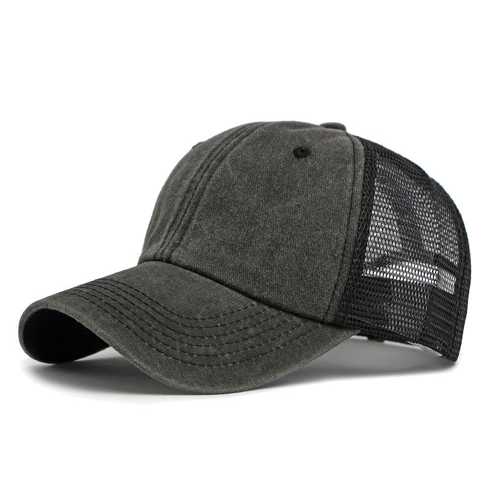 

Men Breathable Mesh Baseball Cap Women s Sunscreen Sun Hat Summer Cap чорний
