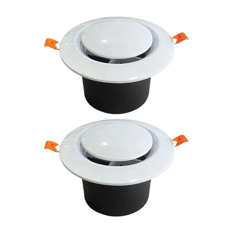 Circular Air Outlet Cover For Exhaust System 100mm Size acrylonitrile Adjustable And Flexible