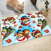 1Pc Christmas Gnome Parade Carpet Rug Soft Washable Antislip Home Living Room Sofa Mats Personalized Christmas Rug