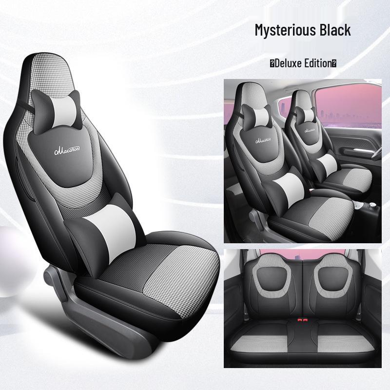 Wuling Mini Cartoon Car Seat Cover, 24W Full Coverage, All-Season Universal Cushion