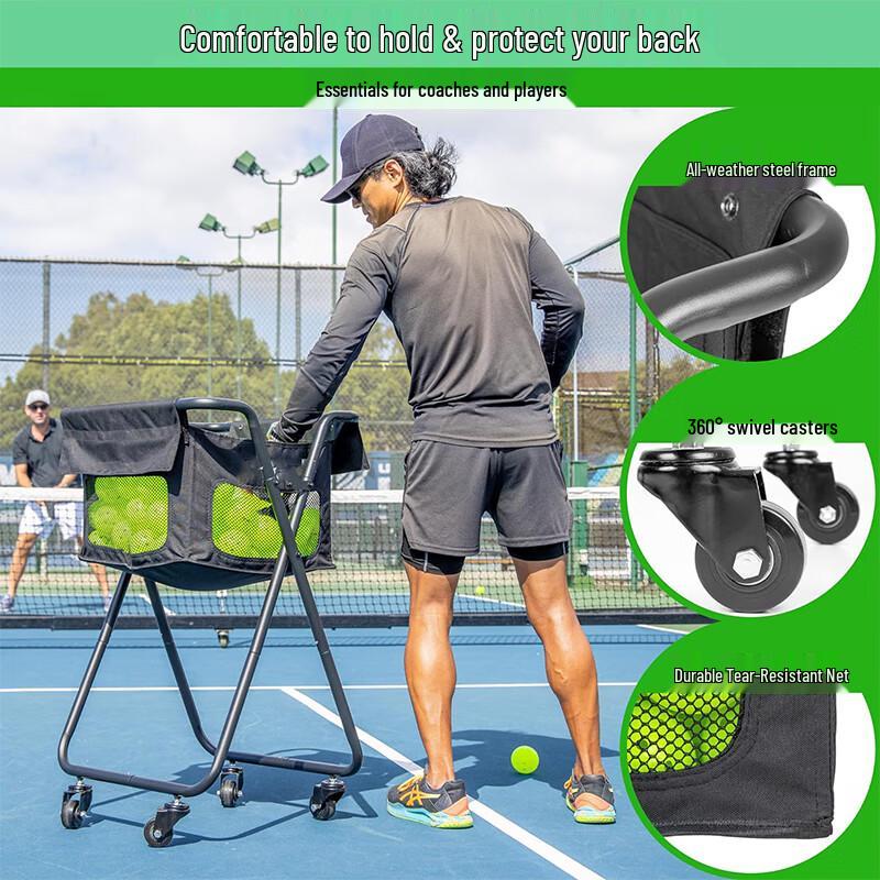 TANCHUAN Foldable Ball Collection Cart