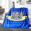 Eastleigh Fc Print Flannel Blanket High Quality Warm Comfortable Cover for All Seasons Perfect for Gifts Home Decor