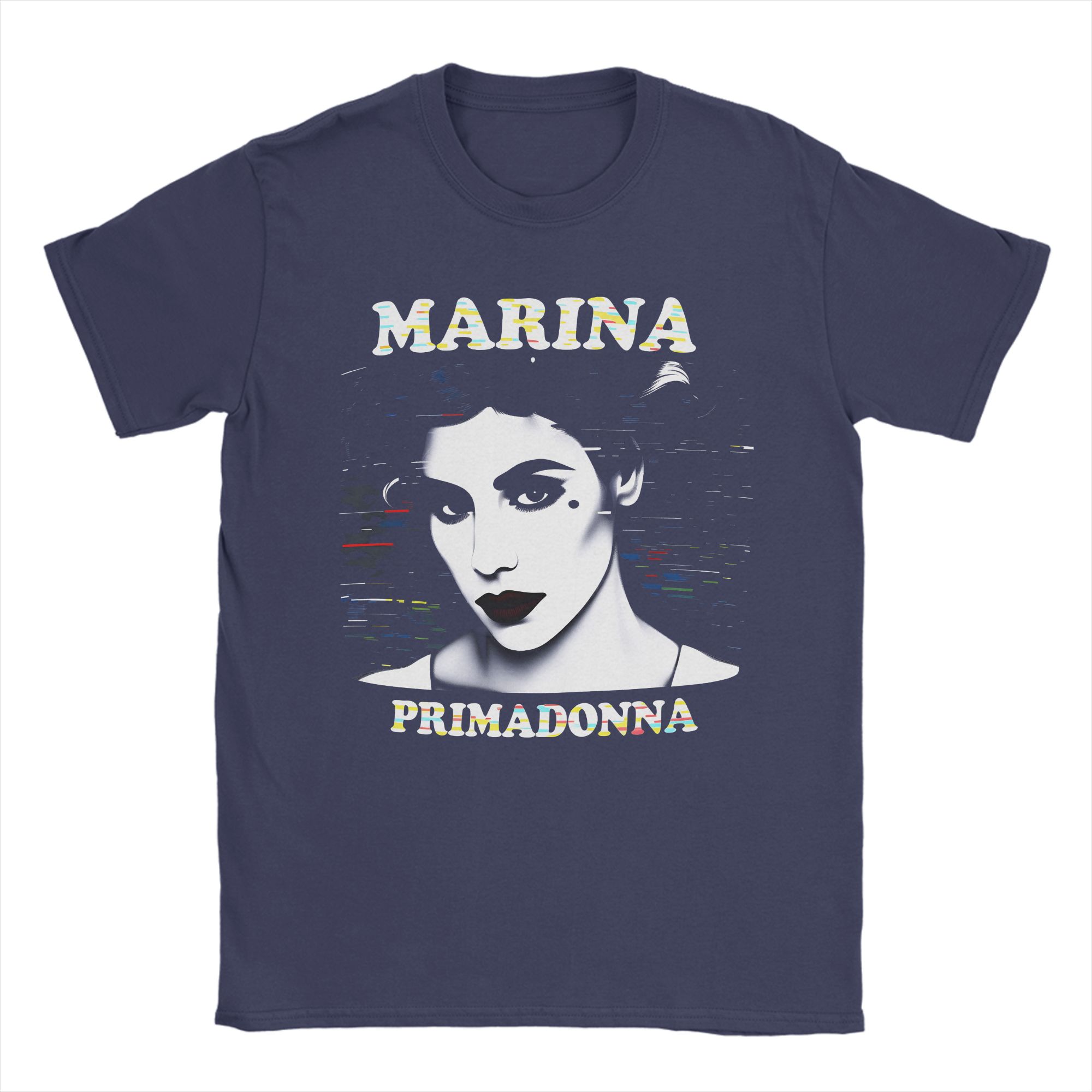 Unisexs Women Marina And The Diamonds Primadonna T Shirt  Clothes Vintage Short Sleeve O Neck Tee Shirt New Arrival TShirts S