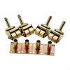 4 Brass Piano Casters for Pianos, Metal Parts, Easy Assembly, Spare Part, Tuning Tool