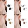 Zircon Magnetic Non-Pierced Earrings