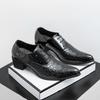 Men's Plus Size Patent Leather High Heels: Multi-Color, Height-Increasing, Pointed Toe, Lace-Up Casual Business Shoes