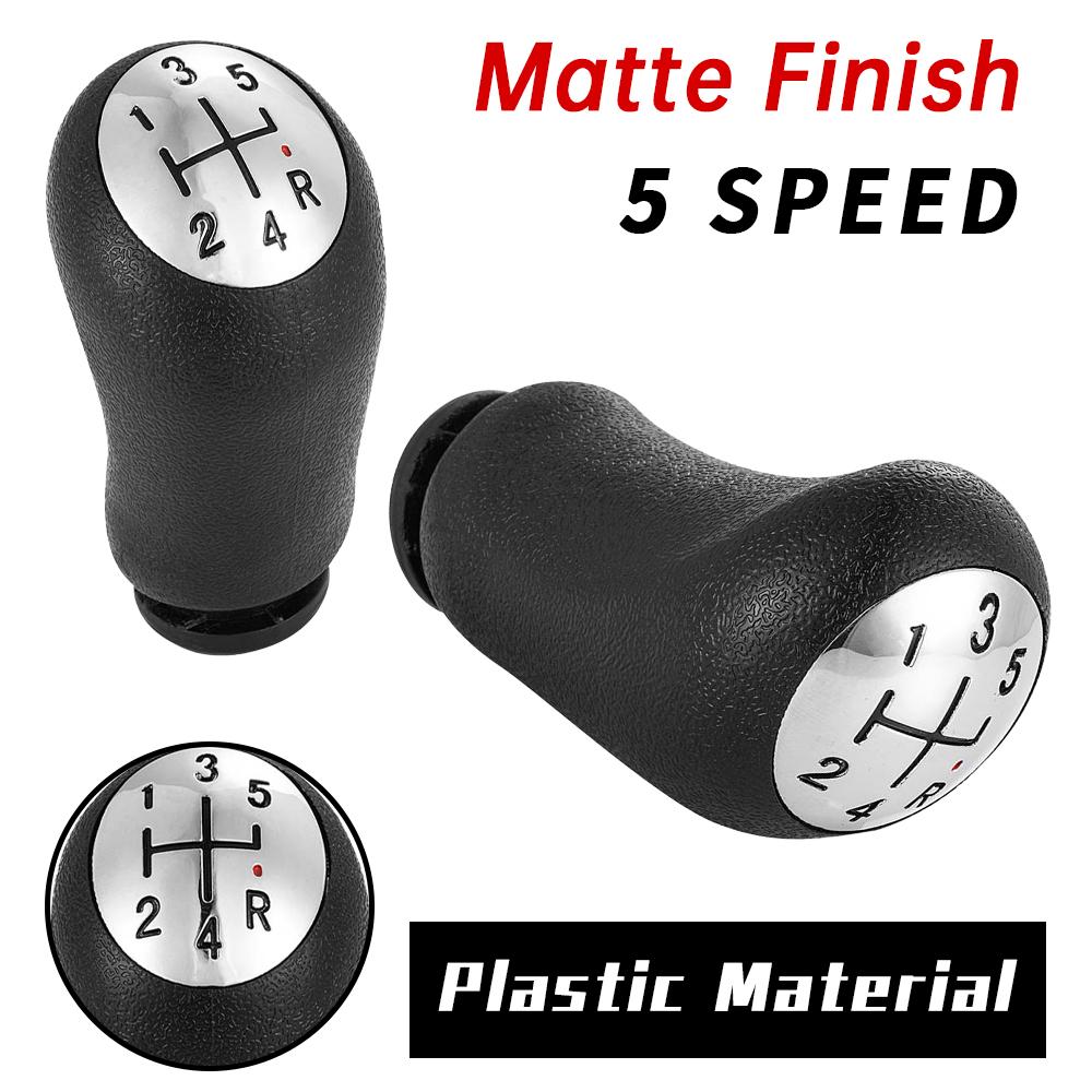 

Factory Hot Selling Car Interior Accessories 5 Speed Gear Shift Lever Knob For Renault Clio 3 2005-2009 Auto Parts
