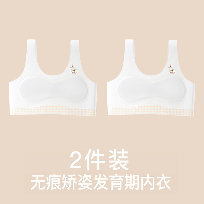 Girls' Underwear Development Period, One-year-old Girl Bra, Primary School Children's Small Vest, Girl Junior High School Seamless