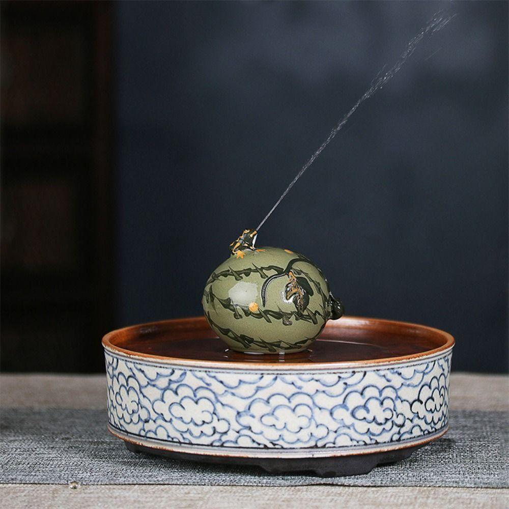 Handmade Frog Tea Pet Purple Sand Tea Play Figurine Teaware Tea Statue  Micro Landscapes