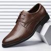 New Mens Business Leather Shoes Soft Soled Comfortable Formal Shoe Casual Versatile Work Footwear Fashion Light Male Shoes Homme