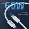 DELIXI ELECTRIC PD 60W USB-A to USB-C Braided Fast Charging Cable