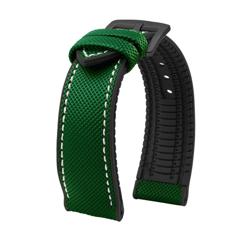 Classic 24mm Sports Nylon + Rubber For Casio PROTREK Mountaineering watchband PRG-600/PRG-650 PRW-6600/ PRW-6800 Bracelet Men Strap