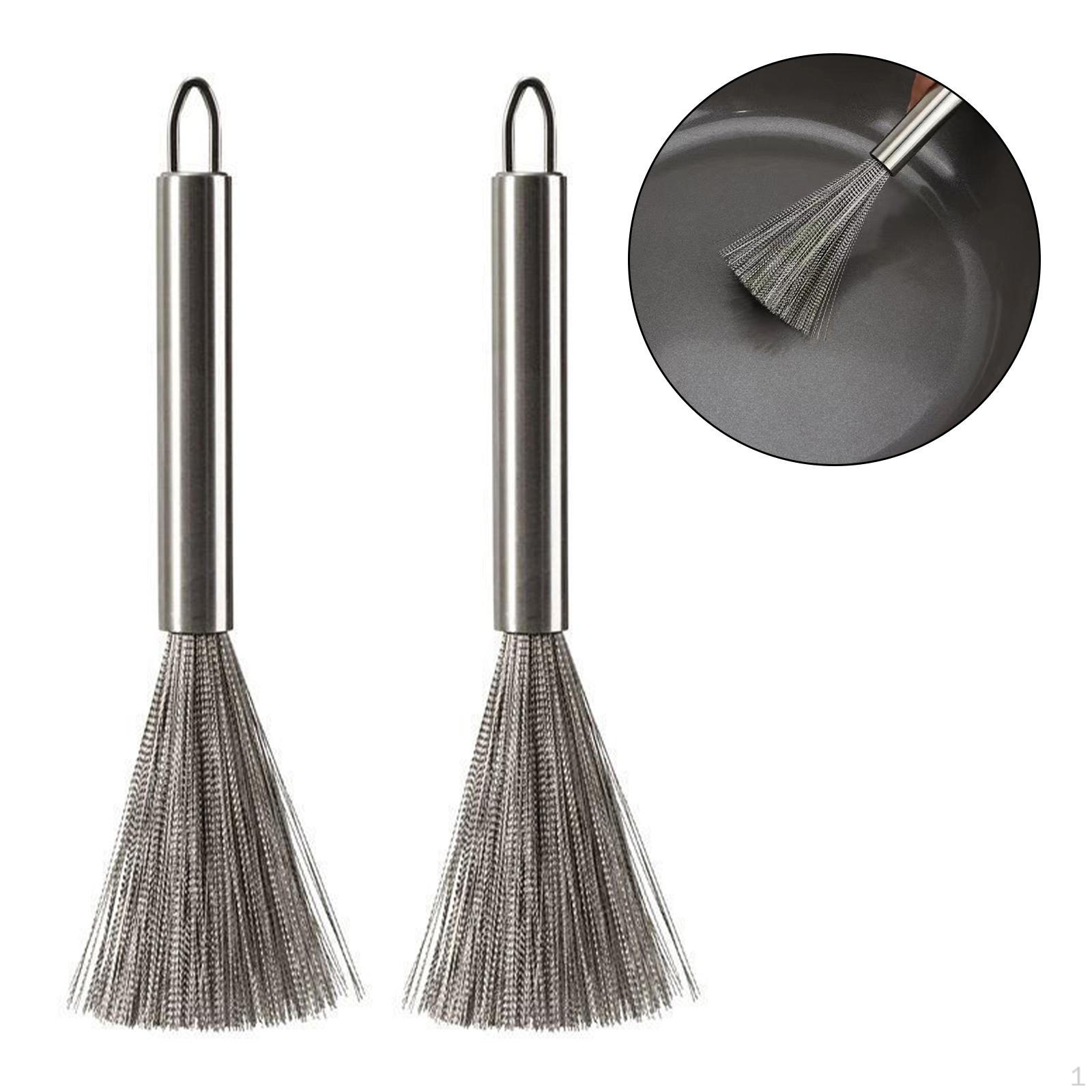 

Щетка для мытья посуды Кастрюля Сковорода Очистка Посуда Чистящий Инструмент Многоцелевой для 2pcs