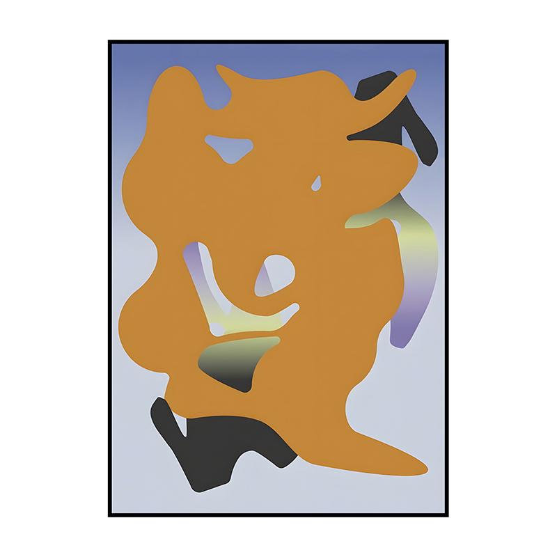 Klassische Vintage-Poster Abstraktes Retro-Bausteine Leinwandgemälde Druck Wandkunst Bild für Wohnzimmer Schlafzimmer Heimdekoration