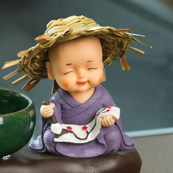 

Украшения из смолы «Маленький монах Дзен» — декор для дома в китайском стиле для крыльца или книжного шкафа Wisdom Little Monk