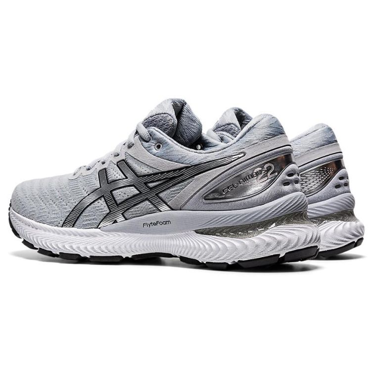 Asics Gel Nimbus 22 Platinumgrå Ren Sølv Damesneakers Piedmont-grå 1012A664-020
