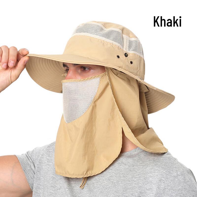 ZHENYUEQI Outdoor Sun Protection Fishing Hat One Size