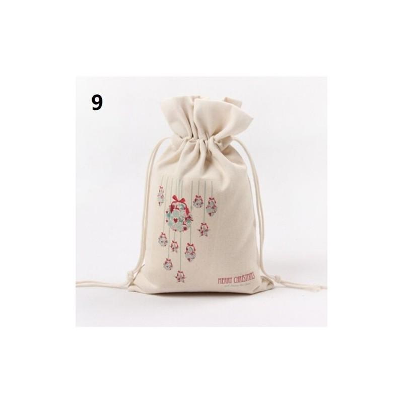 Premium Quality Canvas Christmas Gift Bag Ideal For Festive Holiday Gifting