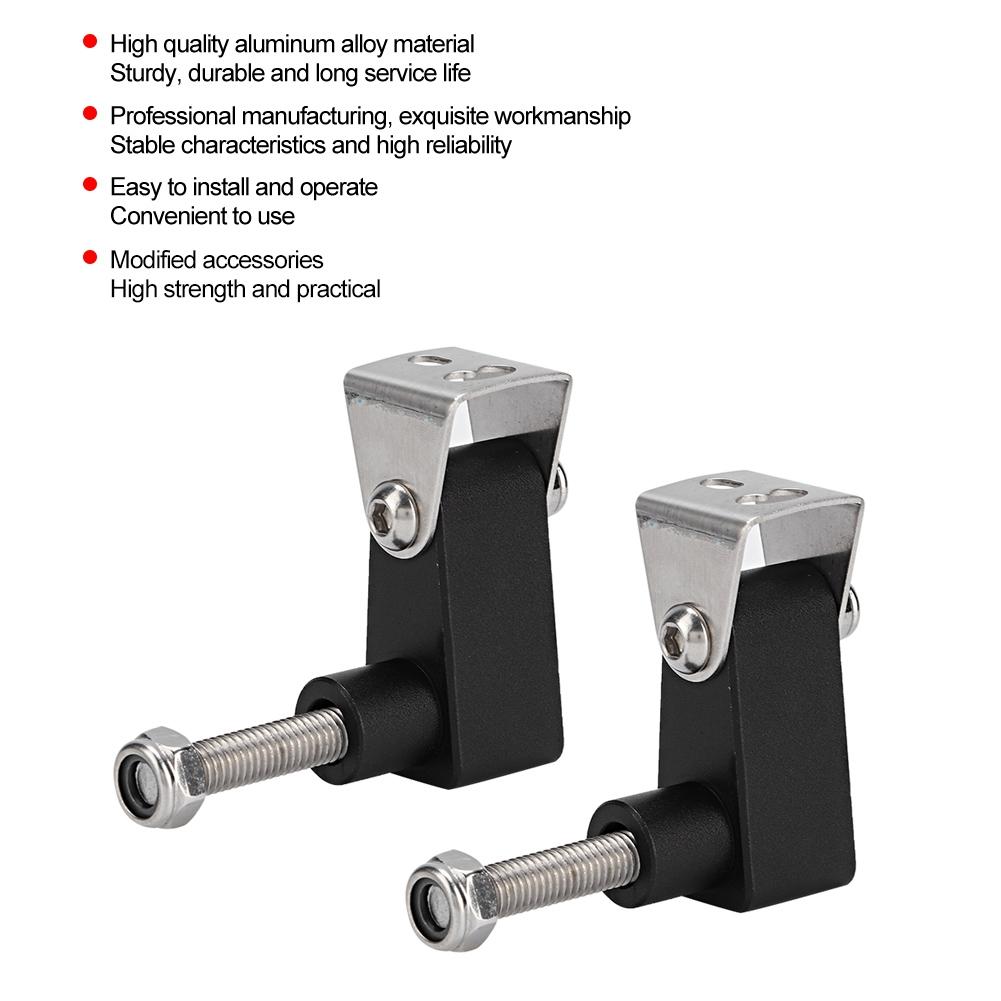 2 Stück Aluminiumlegierung Schwarz Motorrad Modifizierte LED-Scheinwerfer Halterung für Xciting 250 300