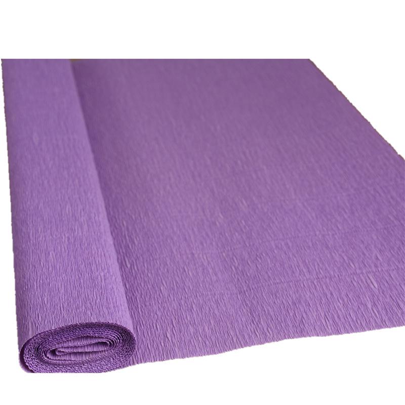 Thickened Colored Crepe Paper for DIY Flowers, Stretchable Ruffled Paper for Kindergarten Crafts