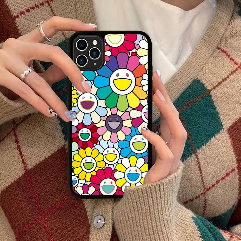

Японский Artisti M-murakami T-takash Чехол для телефона Беспроводная зарядка PC+TPU Для IPhone 11 12 13 14 15 16 17 Pro Max Plus Чехол iPhone 13pro max