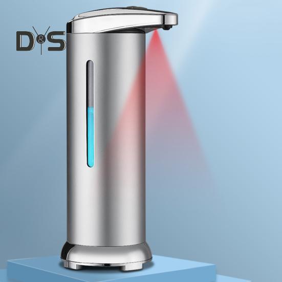 Automatyczny dozownik mydła 285 ml bezdotykowy czujnik pojemnik na mydło do naczyń wodoodporny regulowana objętość kuchnia łazienka płyn do mycia rąk pompa