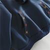 Damska zimowa pogrubiona bluza z kapturem pulowerowa plus size luźna ciepła bluza