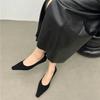 Fashion Flock Women Loafers Black Beige Brown Shallow Slip On Low Heeled 2025 New Arrivals Autumn Spring Dress Shoes Party Dress Loafers