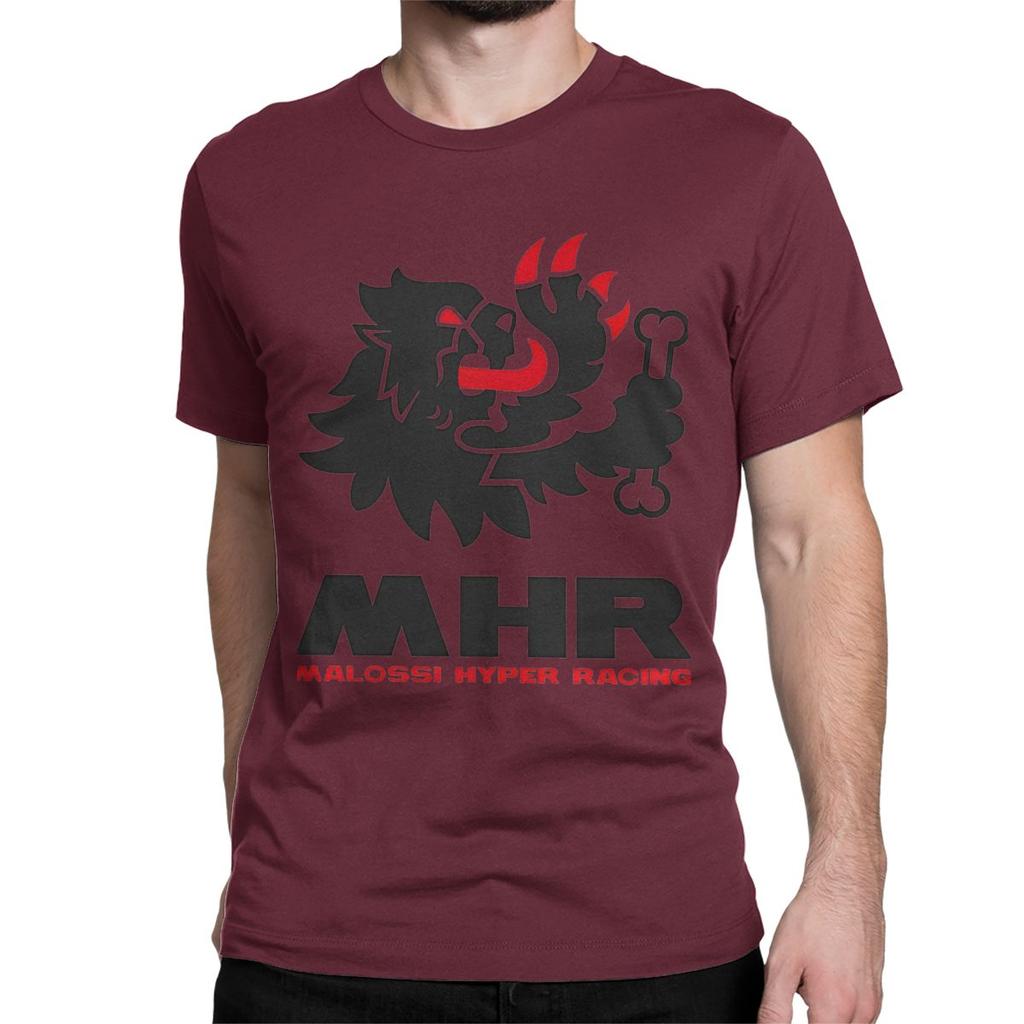 Herren Damen T-Shirts Italien Motorradrennen MHR Erstaunliche Baumwoll-T-Shirts Kurzarm Malossi T-Shirts Rundhals Grafikdruck