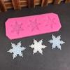 DIY Snowflakes Shape Fondant Mold Baking Gadgets Cake Baking Accessories 5 Types