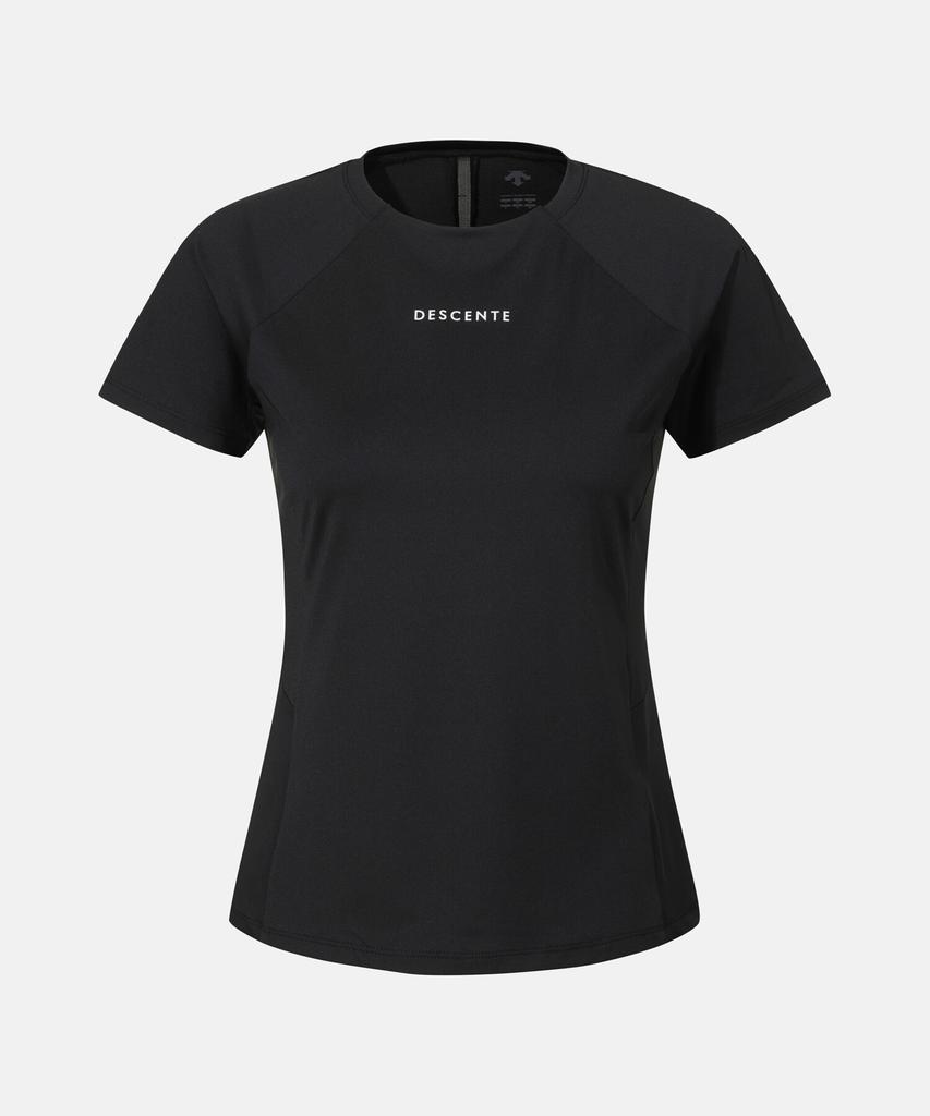 DESCENTE Women'S Slim Short Sleeve T-Shirt Black Sr122Pts12