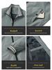 Men's Spring and Autumn Business Casual Stand-up Collar Windproof Jacket
