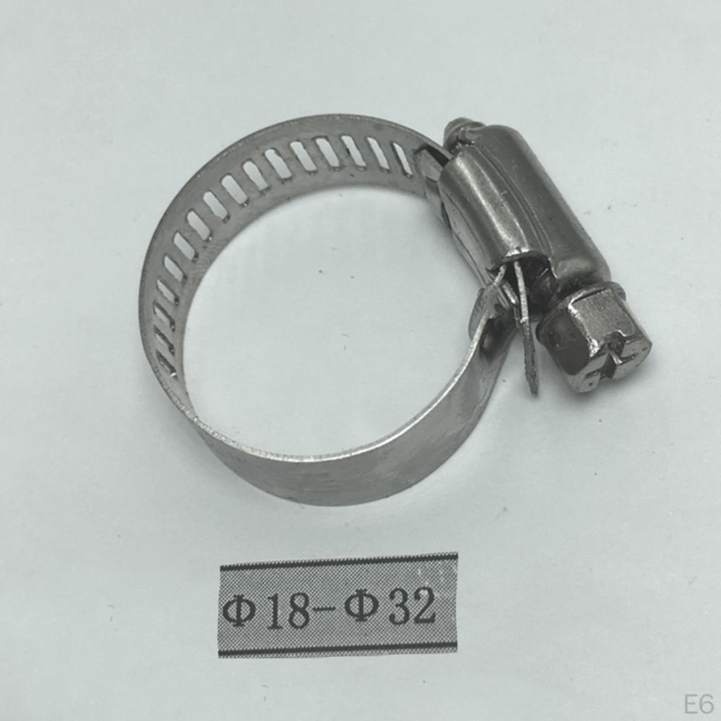 Hose Clamp Adjust Fuel Line Worm Gear clip and Fasterner