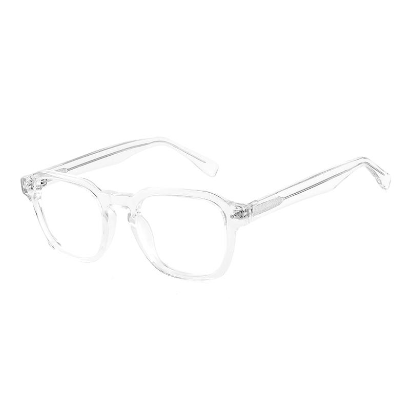

2025 Handmade Acetate Square Prescription Myopia Sunglasses Diopter Anti Blue Light Reading Glasses for Women Photochromic Lens 0(NO BLUE LIGHT)