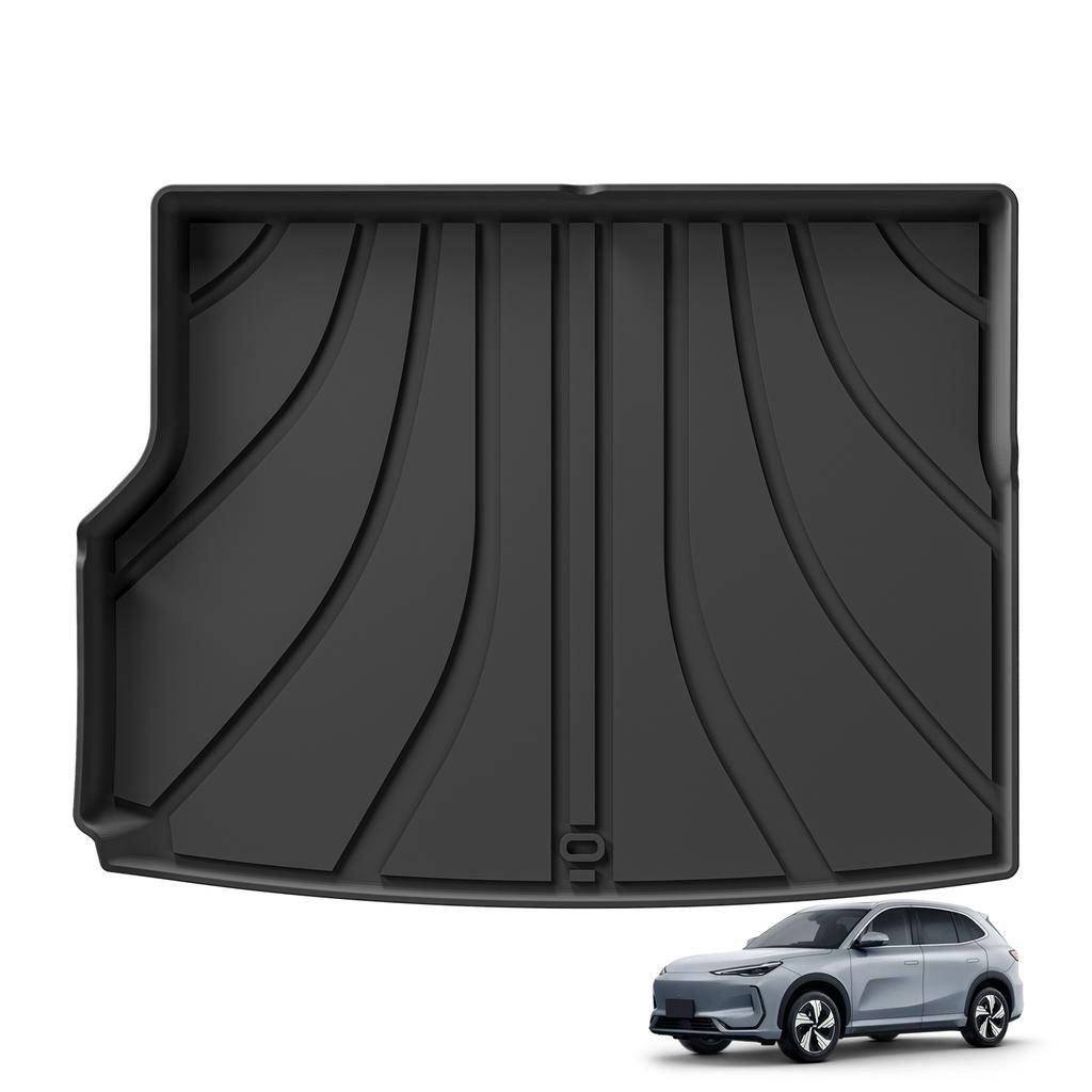 LUCKEASY Right Deive for Geely Galaxy EX5 (UK Version) 2024-2026 Car TPE Floor Mats Lower Trunk Mat Cargo Liner TPE Accessories