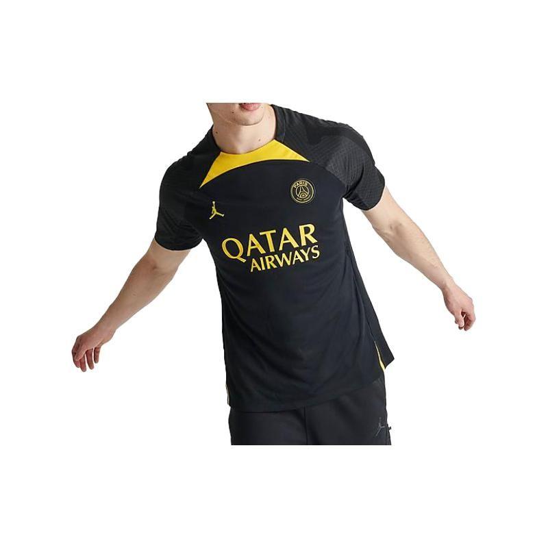 Jordan Paris Saint-Germain Strike Trikot Schwarz/Tourgelb Herren Streetwear DR4590-011