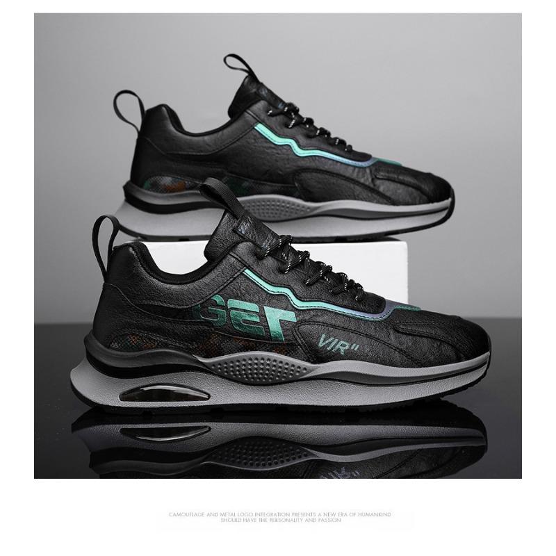 Herrenschuhe, Herren Leder Sport Laufschuhe, Studenten Freizeit Arbeitskleidung Schuhe