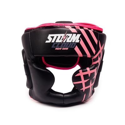 StormCloud Lynx Boxing Helmet Black/Pink S/M