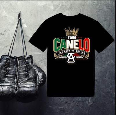Team Canelo Alvarez Tee Mexico Champion Boxing Graphic Design Unisex T-Shirt