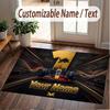 Tappeto Personalizzato Modello Max Verstappen Stampa Nome Testo Morbido Antiscivolo Tappeto per Pavimento per Decorazione Interna Casa