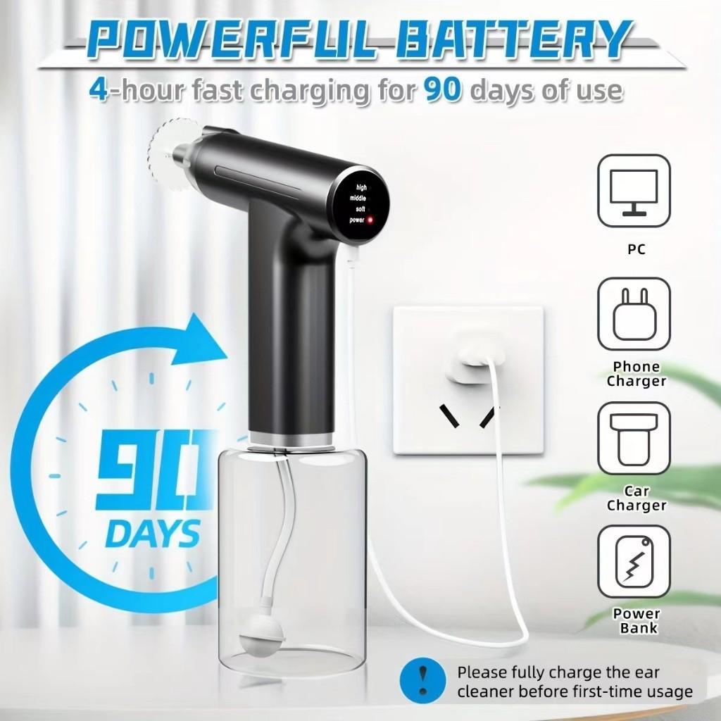 Ear Irrigation Flushing System Ear Wax Removal Endoscope Otoscope Safe and Effective Ear Cleaning Kit Ear Wax Removal Tool