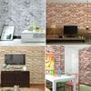 3D Self-Adhesive Brick Wall Stickers Peel and Stick Waterproof Foam Panels Removable Wallpaper for Bedroom Living Room Decor