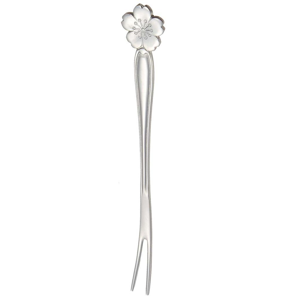Nagao Flower Hime Made In Japan Cutlery, Fork, Sakura, 12-Piece Set,